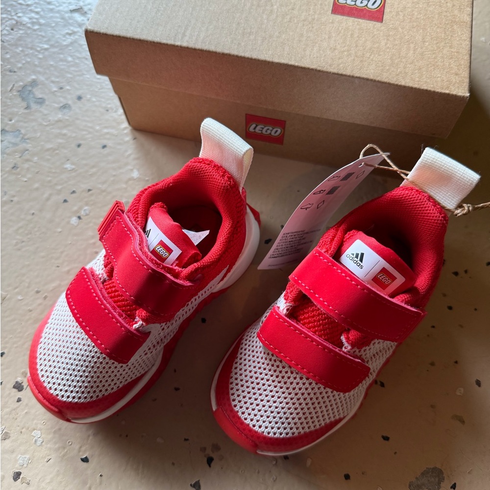 Adidas Lego Kids Red Sneakers
